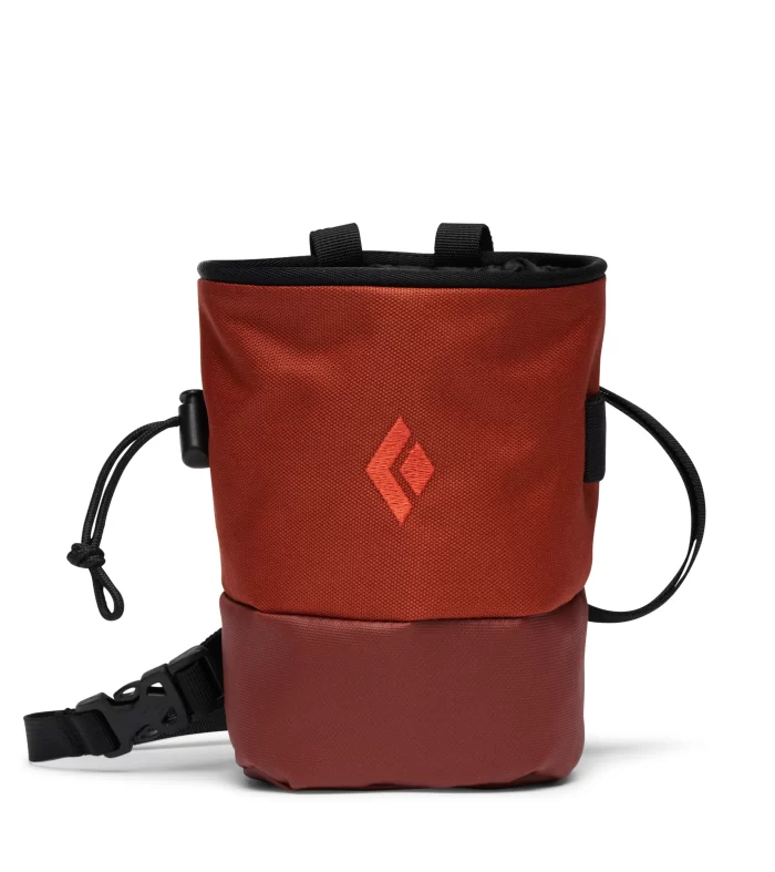 Bolsa para Magnesia Black Diamond Mojo Zip | Clásica, Resistente y con Bolsillo con Cierre