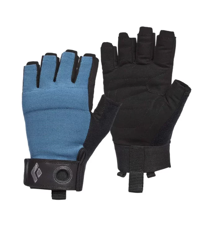 Guantes CRAG HALF-FINGER  Black Diamond - Destreza Máxima para Aseguramiento y Vía Ferrata