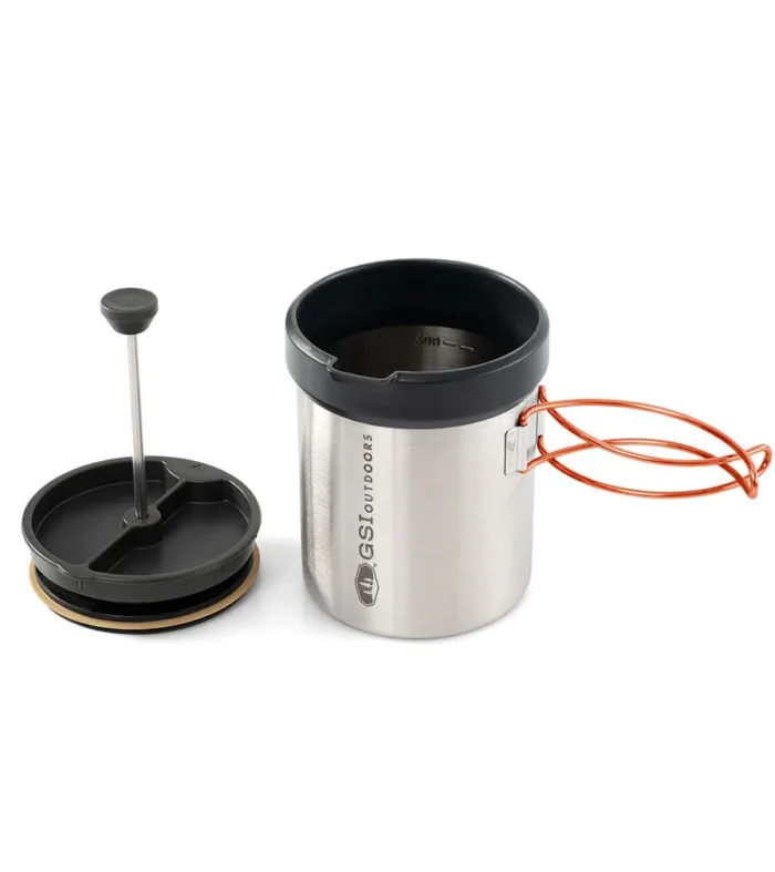 Glacier Personal Javapress GSI Outdoors | Prensa Francesa de Acero Inoxidable 25 oz para Camping