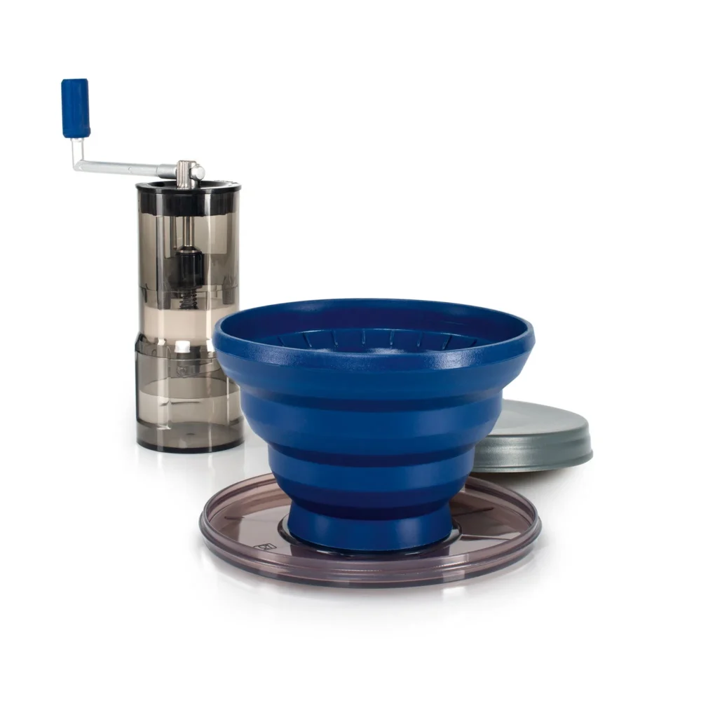 Gourmet Pour Over Java Set GSI Outdoors | Kit Portátil con Molino y Filtro para Café de Goteo
