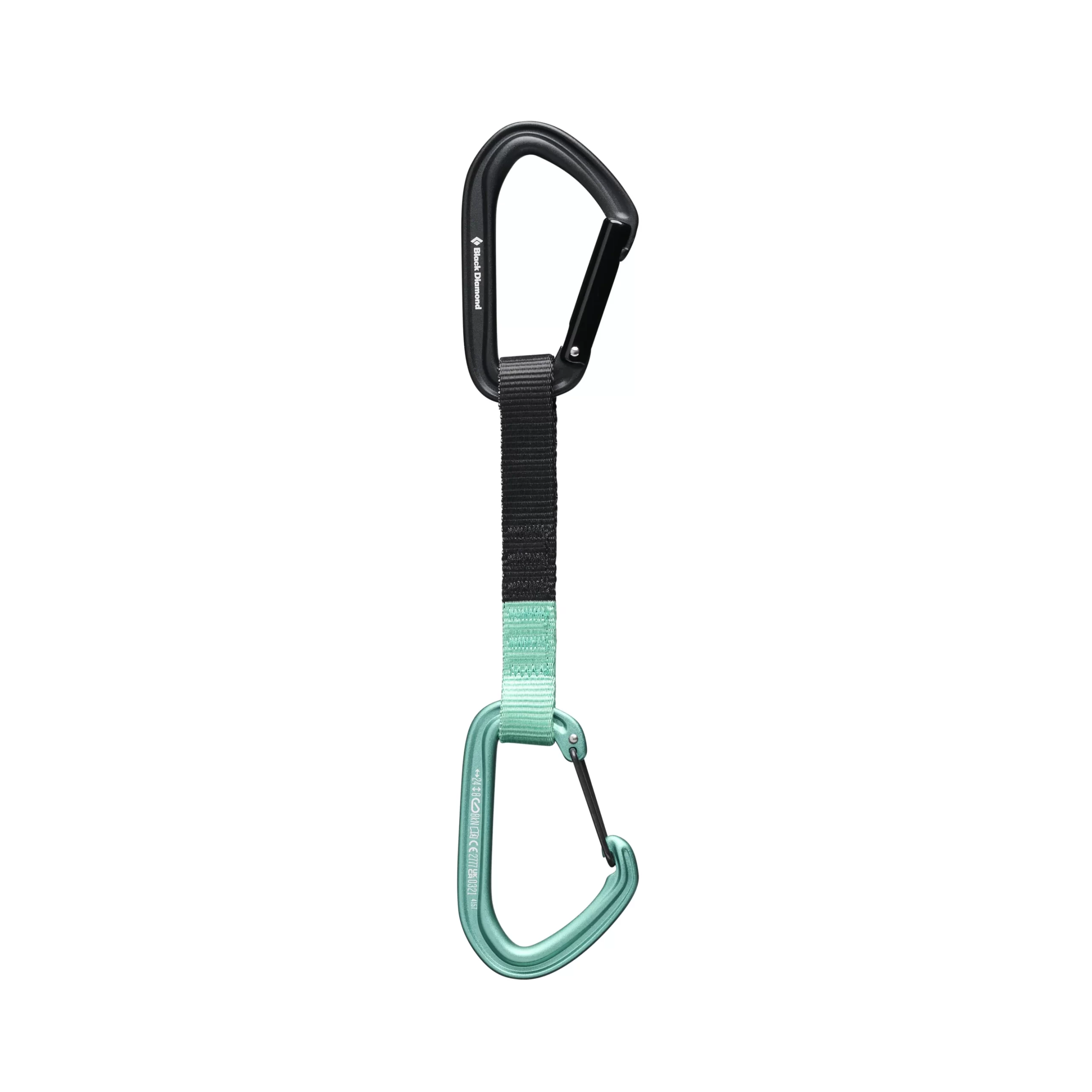 Black Diamond HotForge Hybrid Quickdraw 16 cm | Cinta Express con Mosquetón Keylock + Wiregate